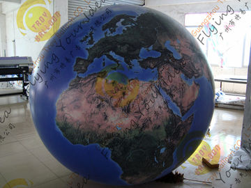 再使用可能な 2.5m 膨脹可能な地球の球の防火効力のある紫外線保護された印刷
